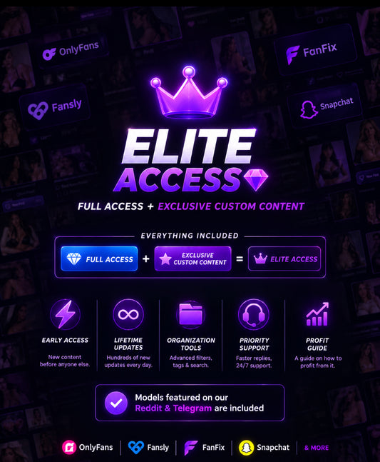 2. Elite Access💎 (Full Access + Exclusive Content +Melimtx’s VIP)